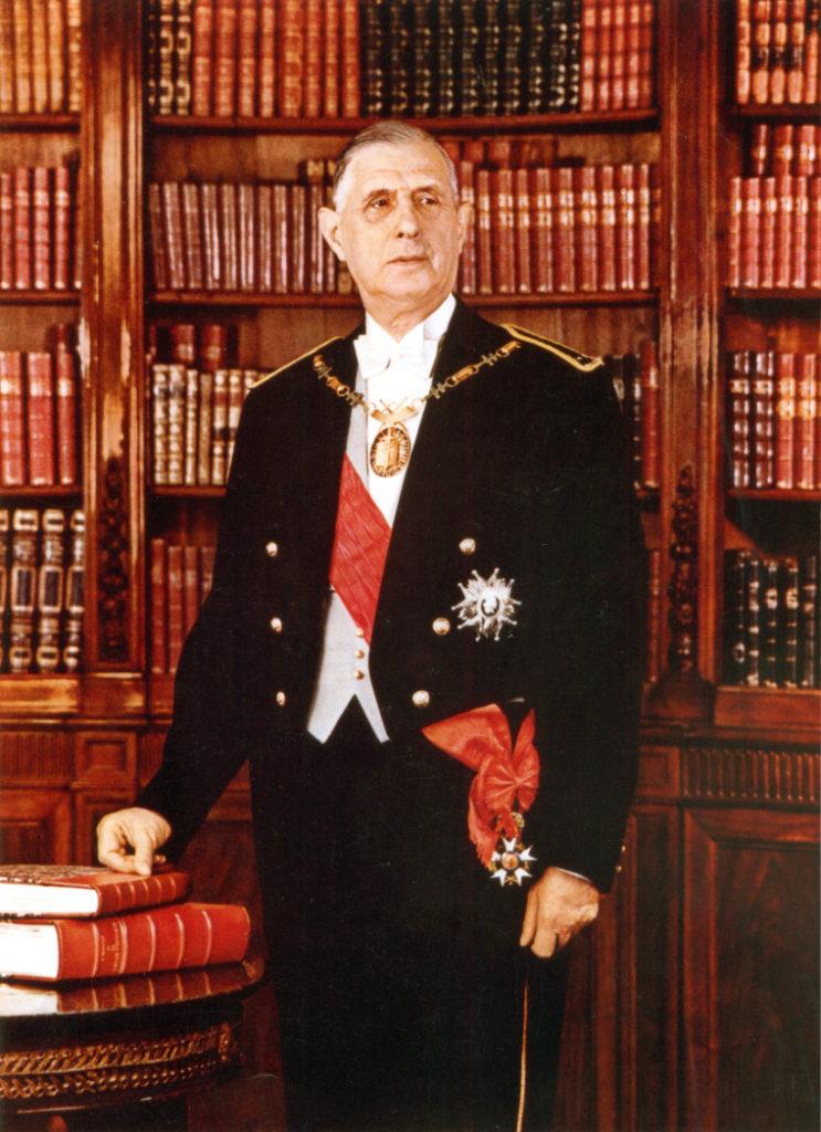 Charles de Gaulle président de la France sous la 5éme république 1959 - 1969