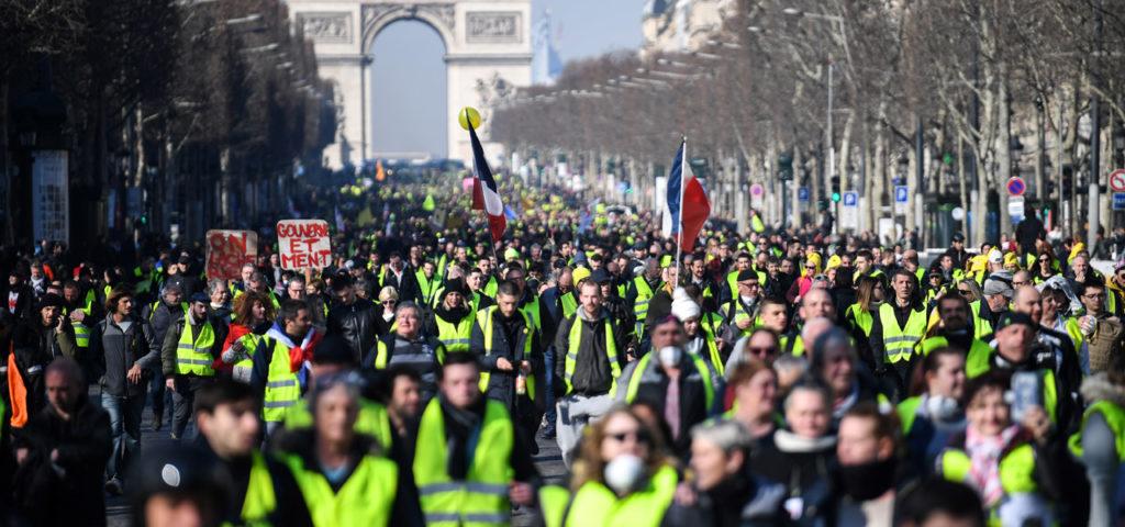 Manifestation des gilets jaunes en France