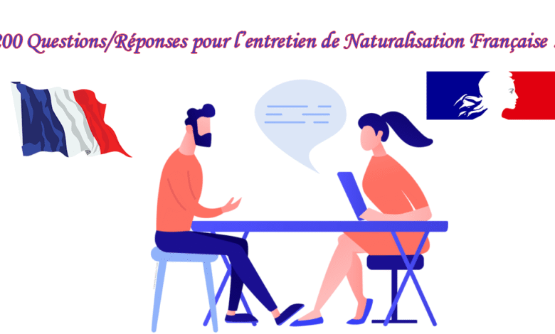 200 Questions entretien de Naturalisation Française 2024 (PDF gratuit) Ebook Guide entretien de Naturalisation 2024