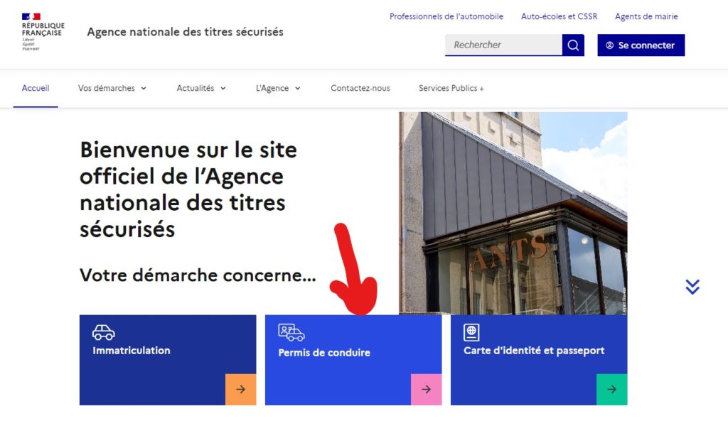 Échange de Permis de Conduire Étranger en Ligne ANTS