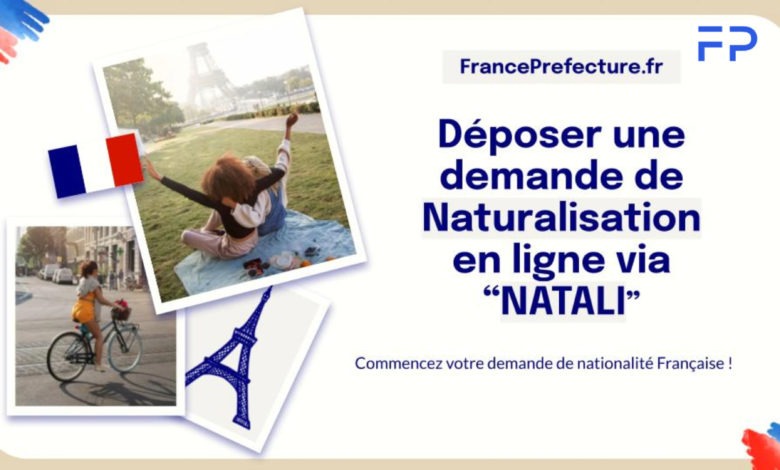 Demande de naturalisation en ligne via la plateforme NATALI