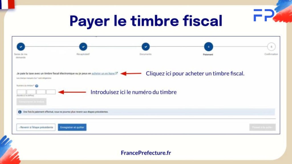 Consommer le timbre fiscal pour la naturalisation en ligne