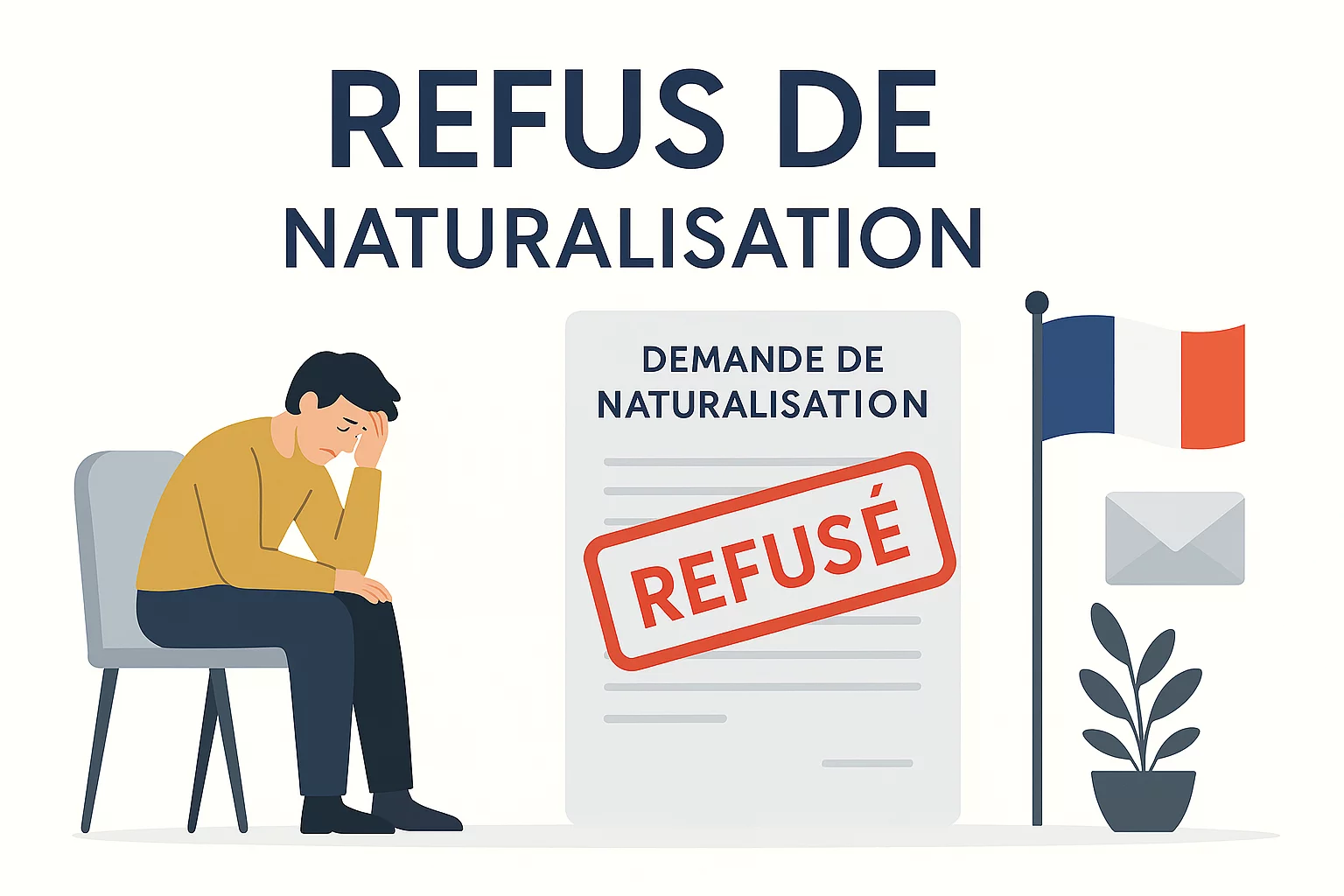 Refus demande de nationalit&eacute; Fran&ccedil;aise refus naturalisation