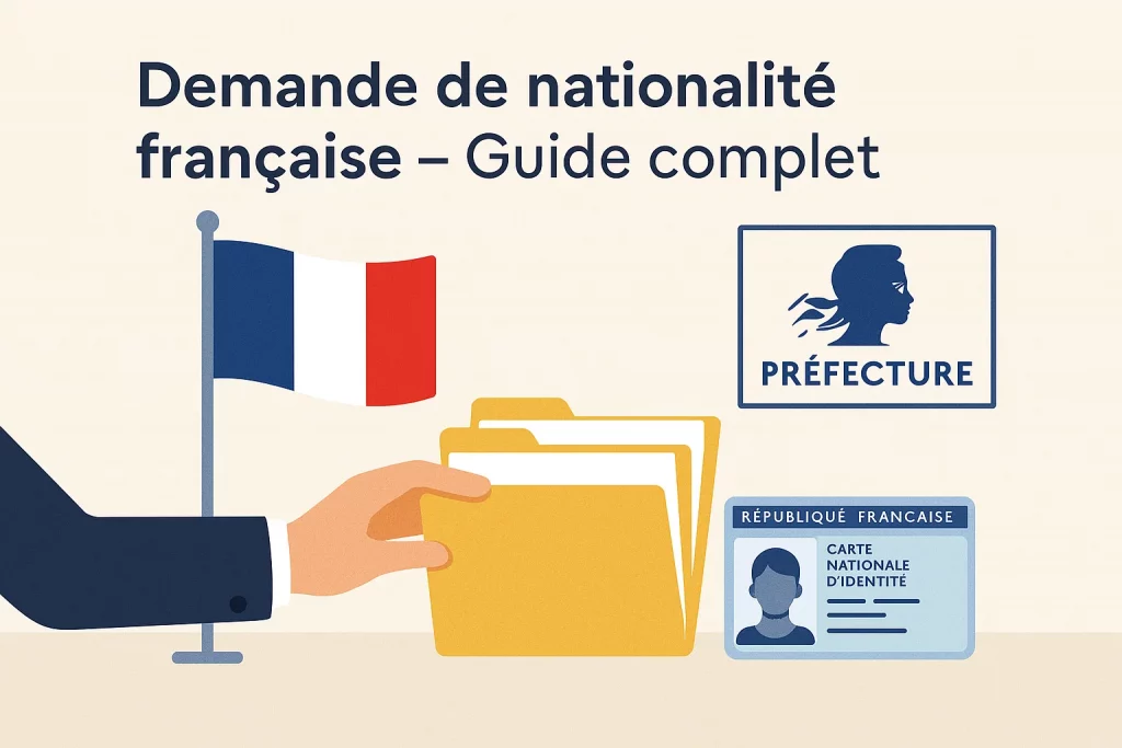 Demande de nationalité française 2025 : guide complet (étapes + dossier)